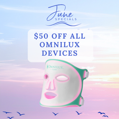 $50 off Omnilux LED therapy